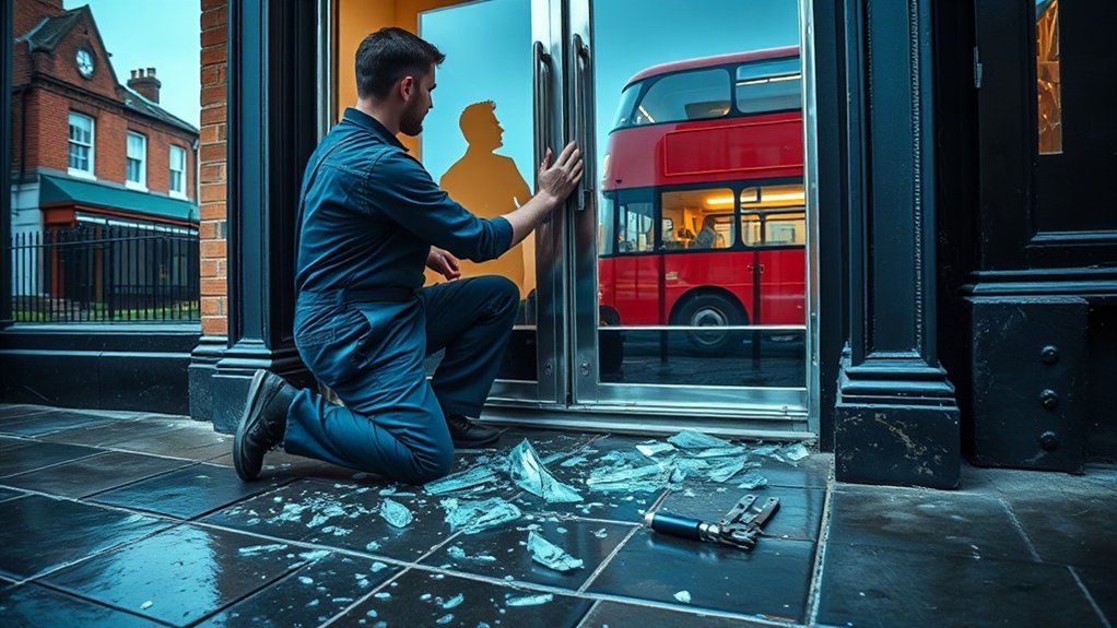 Glass Door Repair Lee