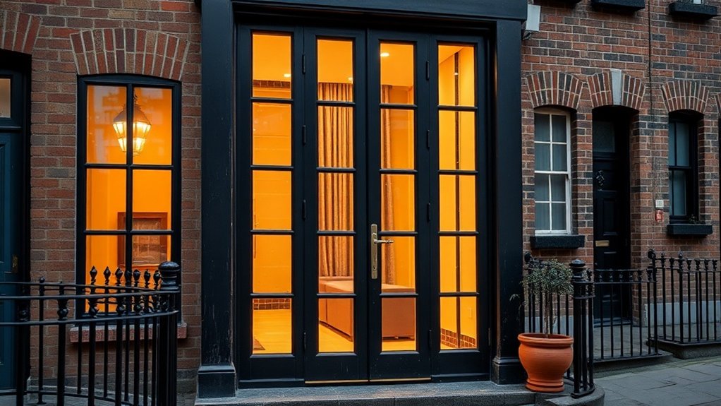 Glass Panel Doors Lee
