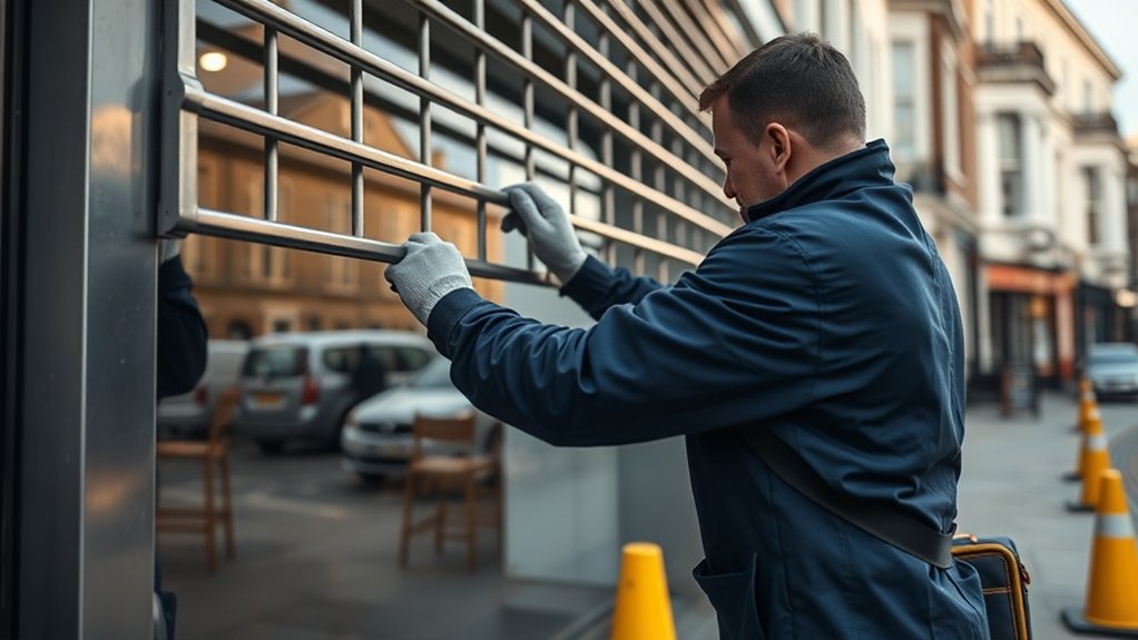 Security Grille Installation Lee