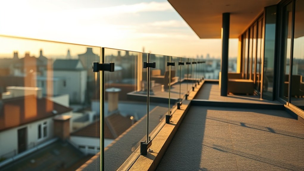 Terrace Glass Balustrades Lee